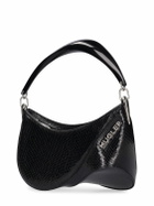 MUGLER - Mini Spiral Curve Leather Top Handle Bag