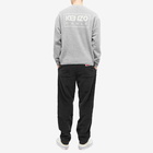 Kenzo Men's Back Logo Crew Knit in Misty Grey