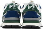 BAPE White & Navy Roadsta Express #2 Sneakers
