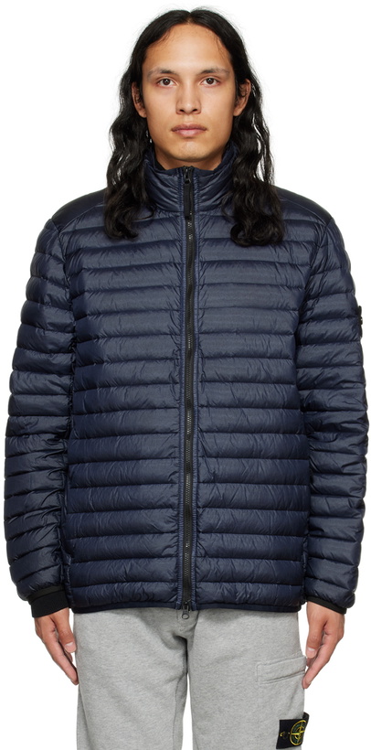 Photo: Stone Island Navy Real Down Jacket