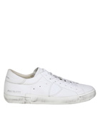 Philippe Model Paris High Sneakers In Laminated Leather