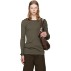 LEMAIRE Brown Long-Sleeve T-shirt