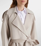 Sportmax Fiore belted wool coat