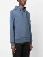 STONE ISLAND - Logo Cotton Hoodie