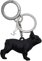 Saint Laurent Black Dog Keychain