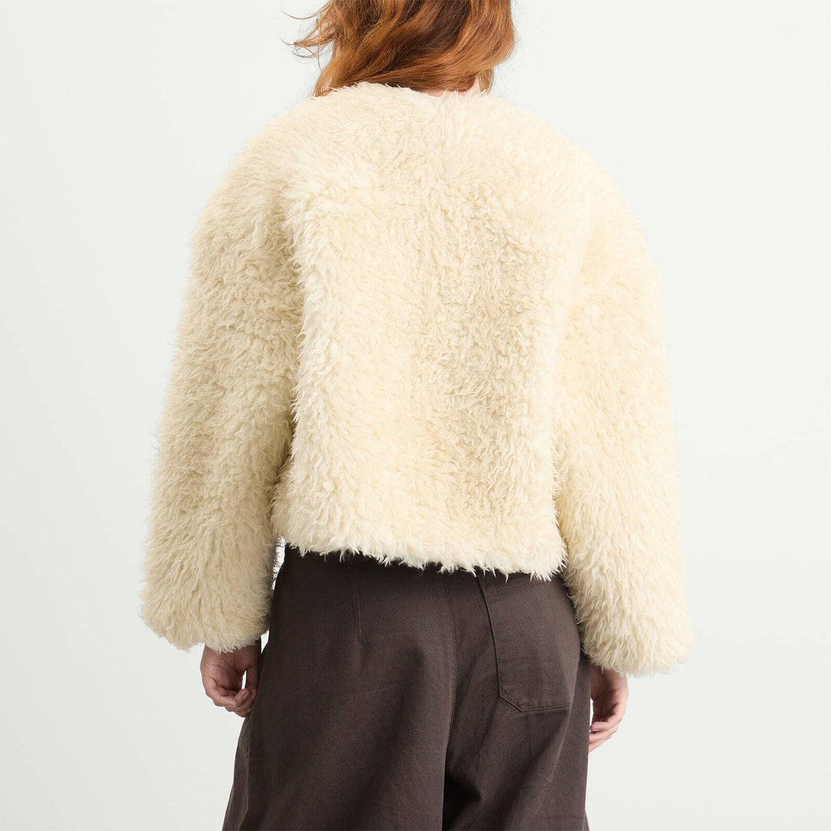 Girls of Dust Women's Shetland Fleece Jacket in Ecru