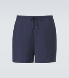 Loewe Paula's Ibiza cotton-blend poplin shorts