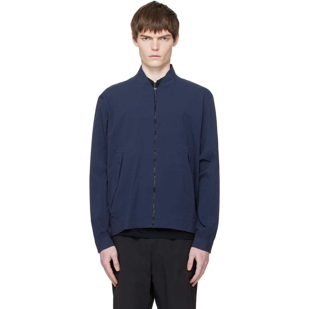 Veilance Navy Diode Bomber Jacket