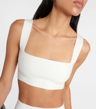 Victoria Beckham Square-neck cropped top