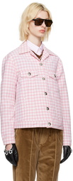 Ernest W. Baker Pink Check Jacket