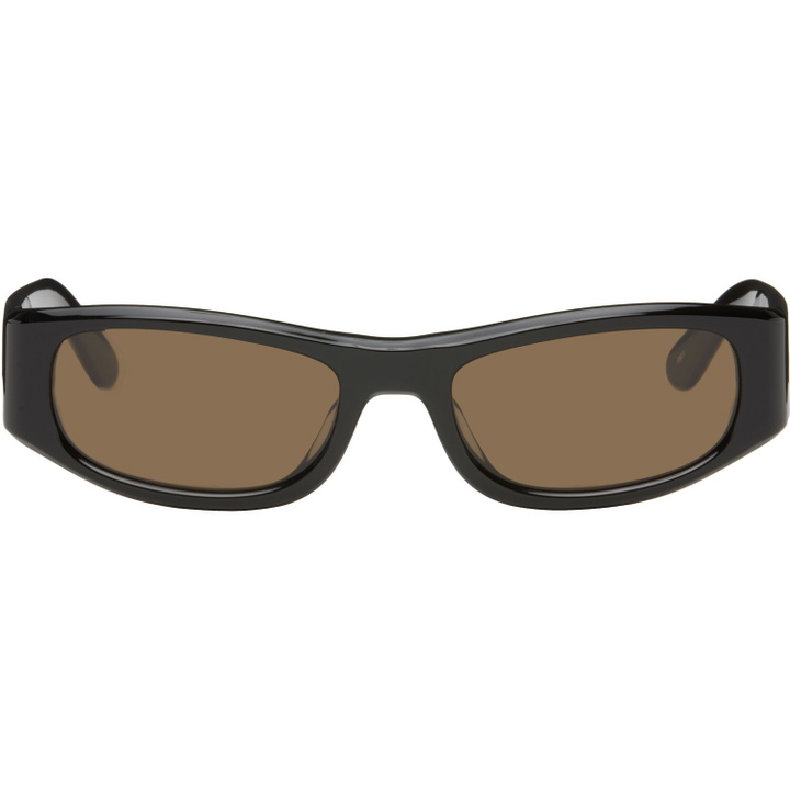 Photo: THISTLES Black 'The Suede' Sunglasses