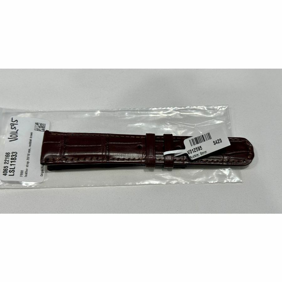 A. Lange & SOhne Watch Strap LSL11833 Reddish Brown