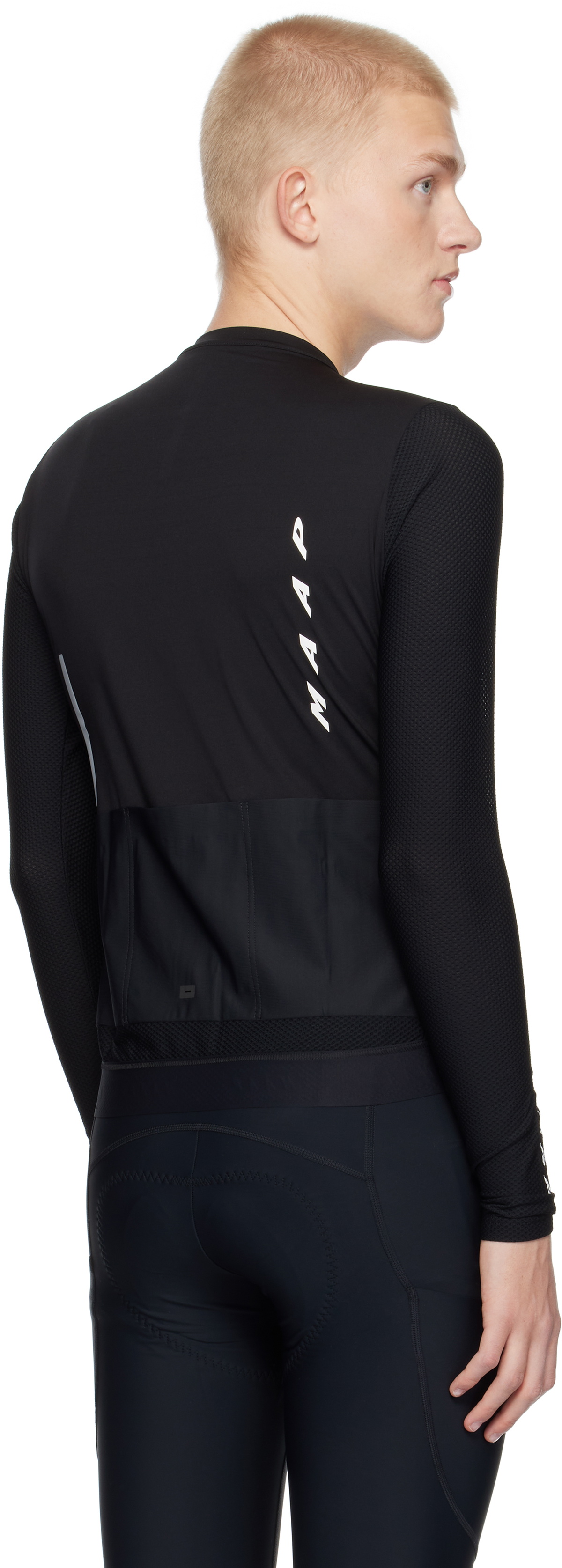 MAAP Black Evade Pro Base LS Jersey 2.0 T-shirt