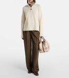 Loro Piana Carezza cashmere polo sweater