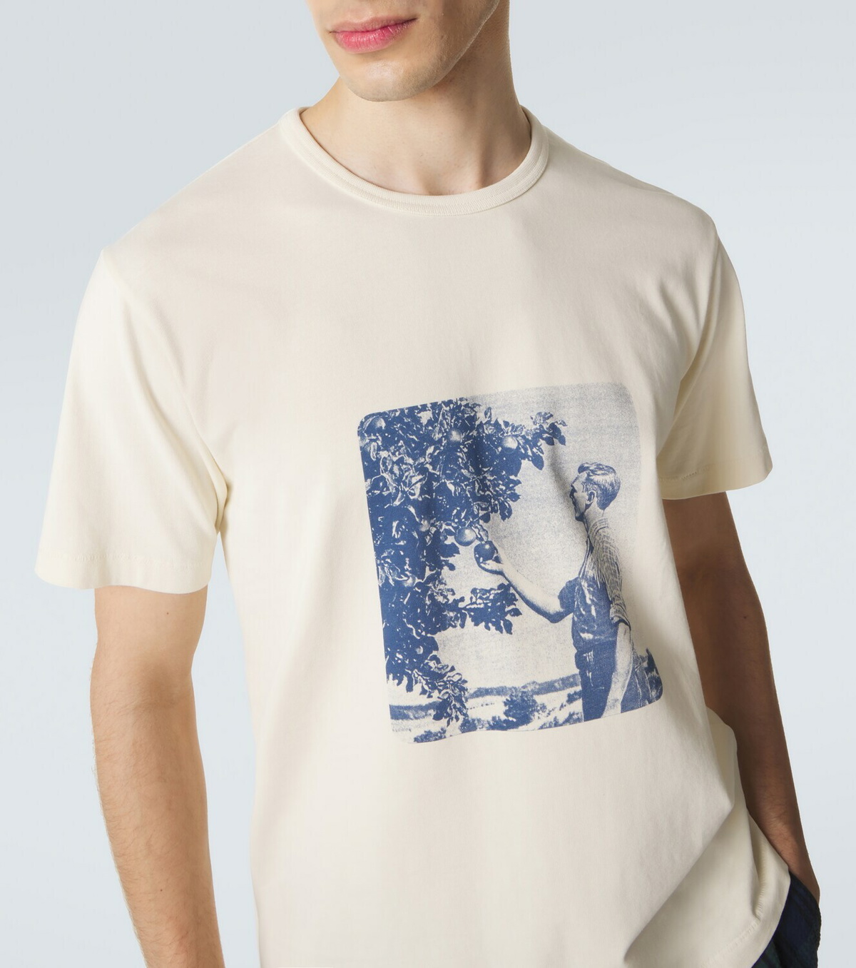 JW Anderson Printed cotton jersey T-shirt