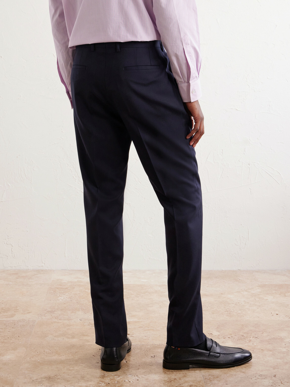 Paul Smith - Straight-Leg Pleated Wool Suit Trousers - Blue