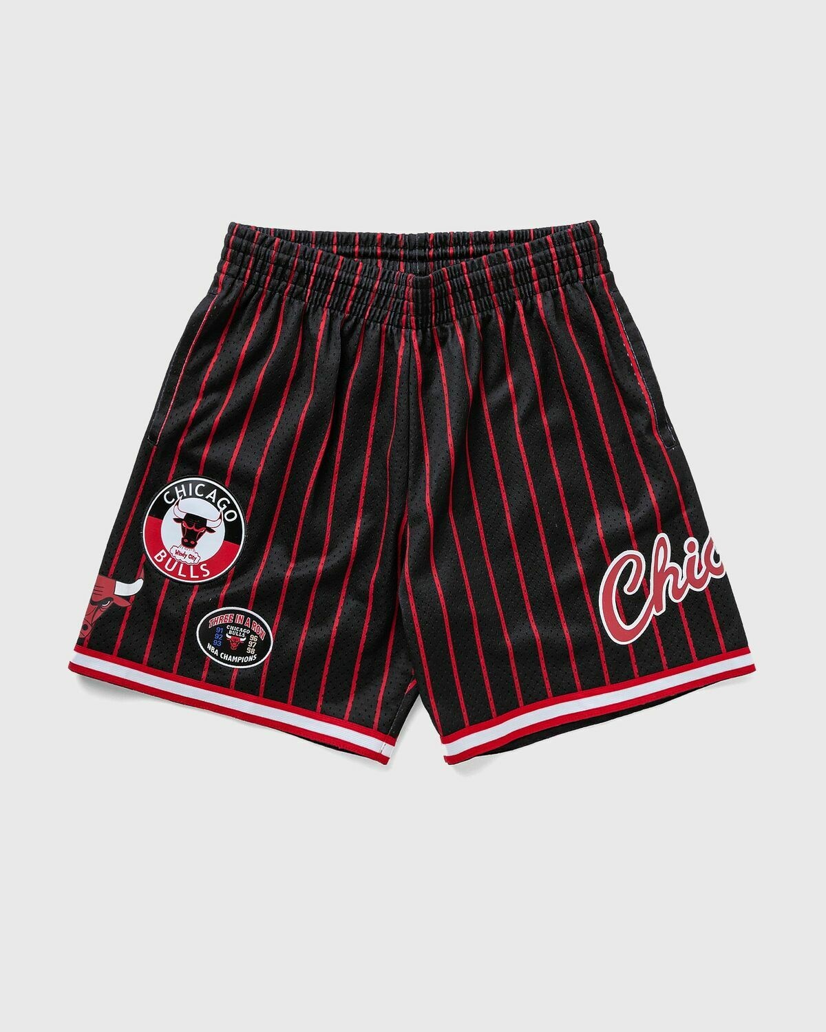 Mitchell & Ness Nba M&N City Collection Mesh Short Bulls Black/Red - Mens - Sport & Team Shorts