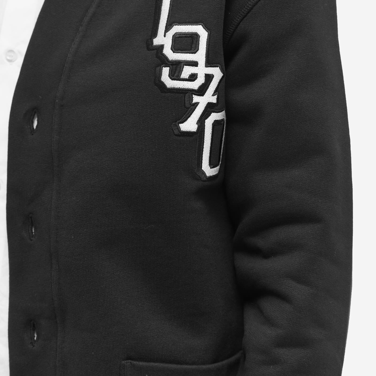 KENZO カーディガン ブラック Kenzo Paris Men's Kenzo Tiger Varsity Cardigan in Black Kenzo