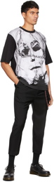 Youths in Balaclava Black Cotton Face T-Shirt