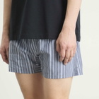 Calvin Klein Men's Heritage Cotton Poplin Sleep Short in Majorca Stripe Speakeasy