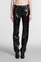 Courrèges Pants In Black Cotton