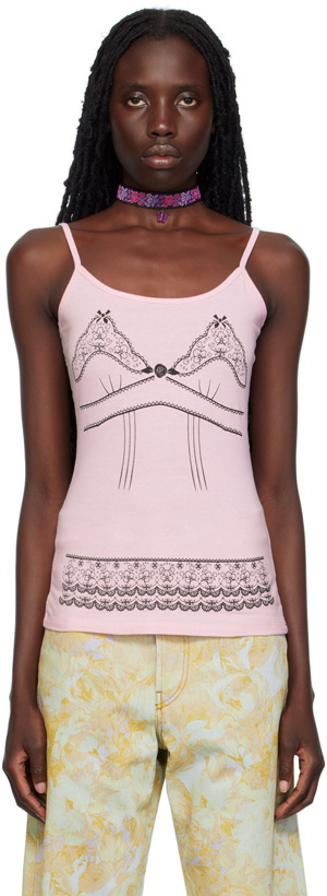 Photo: Anna Sui SSENSE Exclusive Pink Tank Top