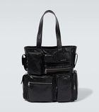 Balenciaga Superbusy distressed leather tote bag