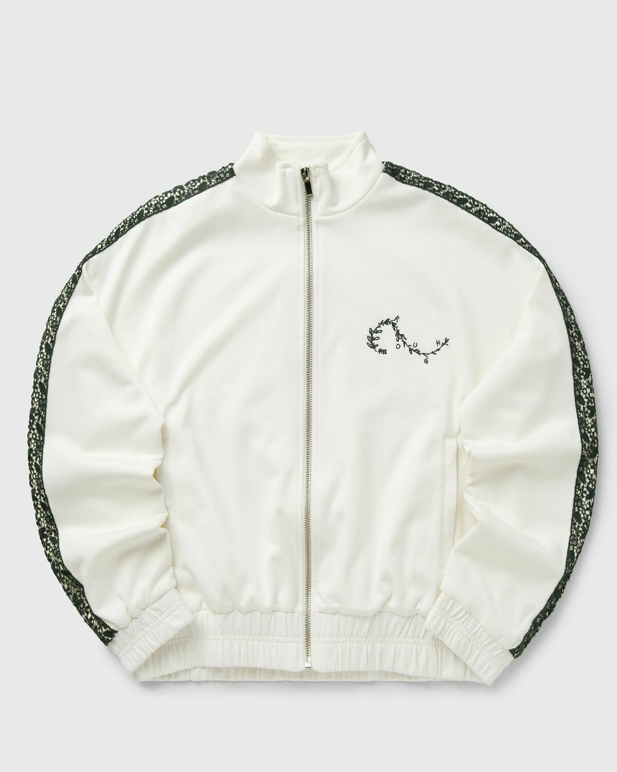 Rough. OLIVE TRACK JACKET White Men