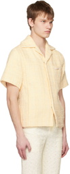 young n sang Yellow Sequinned Shirt