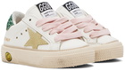 Golden Goose Baby White May Sneakers