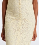 De La Vali Laia cutout cotton-blend lace maxi dress