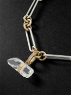 JIA JIA - Jumbo Yellow and White Gold, Crystal Quartz and Diamond Bracelet