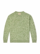Federico Curradi - Linen and Cotton-Blend Sweater - Green