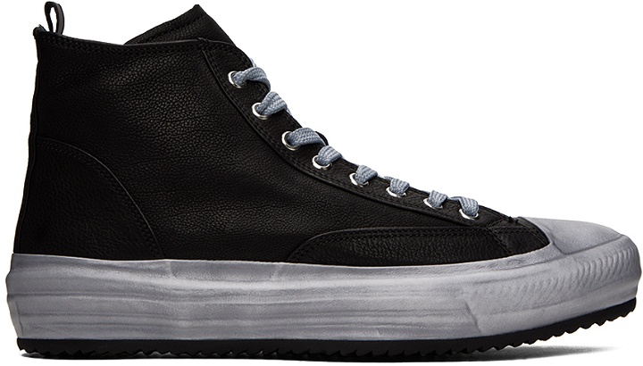 Photo: Officine Creative Black Mes 001 High-Top Sneakers