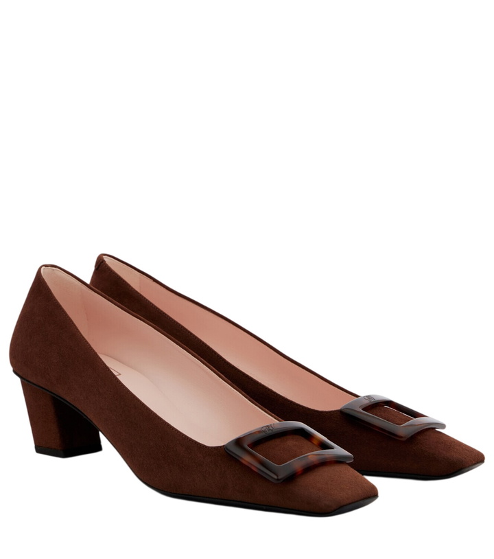 Photo: Roger Vivier Belle Vivier suede pumps