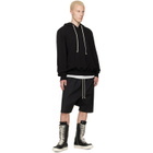 Rick Owens Black Tower Hoodie
