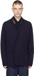 Paul Smith Navy Double-Breasted Blazer