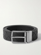 Bottega Veneta - 3.5cm Reversible Intrecciato Leather Belt - Black