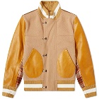 Junya Watanabe MAN Cowhide Varsity Jacket