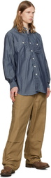 Engineered Garments Indigo Work Shirt