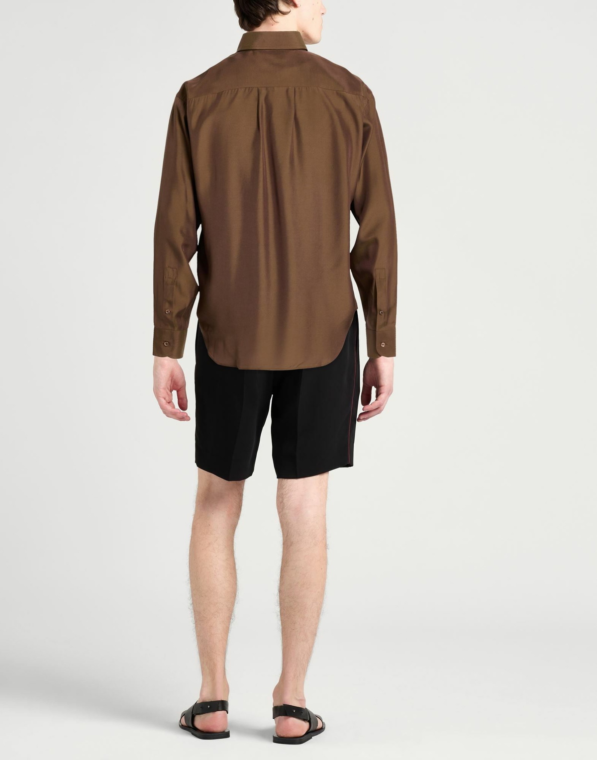 Tom Ford Mens Shirt Chocolate in Brown