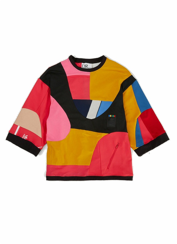 Photo: x adidas Upcycled Multi Panel T-Shirt in Multicolour