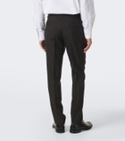 Lardini Checked double-breasted virgin wool suit