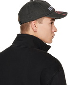 VETEMENTS Black Flame Logo Cap