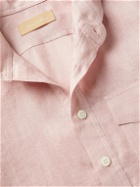 Yuri Yuri - Penny-Collar Linen Shirt - Pink