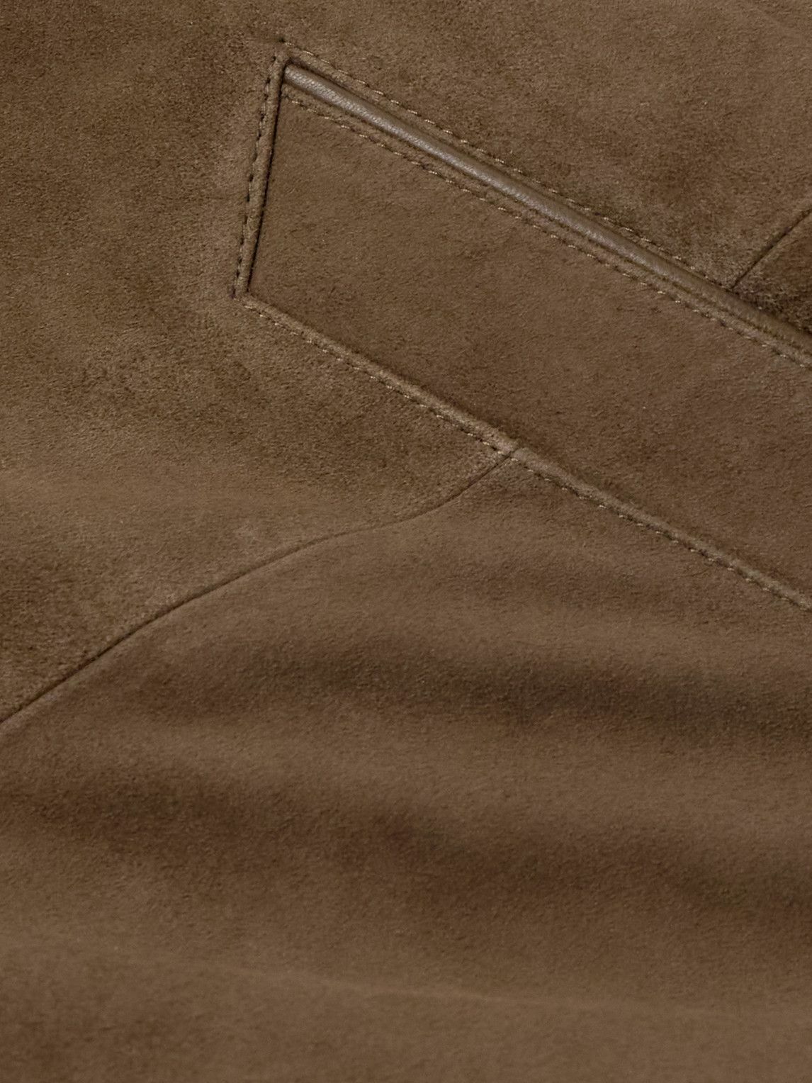 Rag & Bone - Melrose Suede Blouson Jacket - Brown
