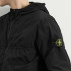 Stone Island Men's Nylon Smerigliato-TC Short Parka Jacket in Black