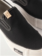Visvim - Zahra Canvas Slip-On Shoes - Black