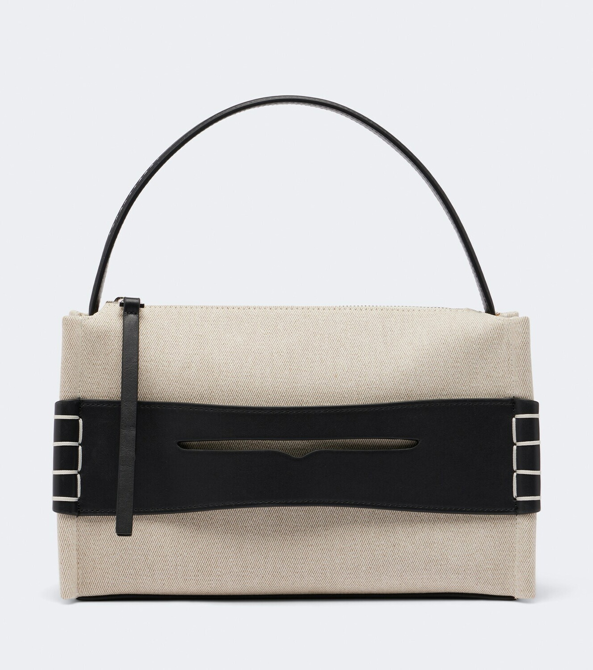 JW Anderson Loafer Medium canvas and leather top-handle bag