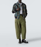 Comme des Garçons Homme Checked cotton and linen blouson